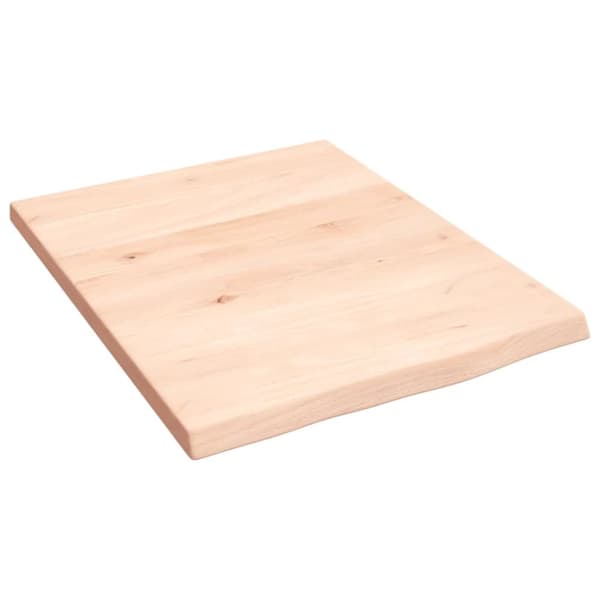 Bänkskiva för badrum 40x50x2 cm obehandlat massivt trä