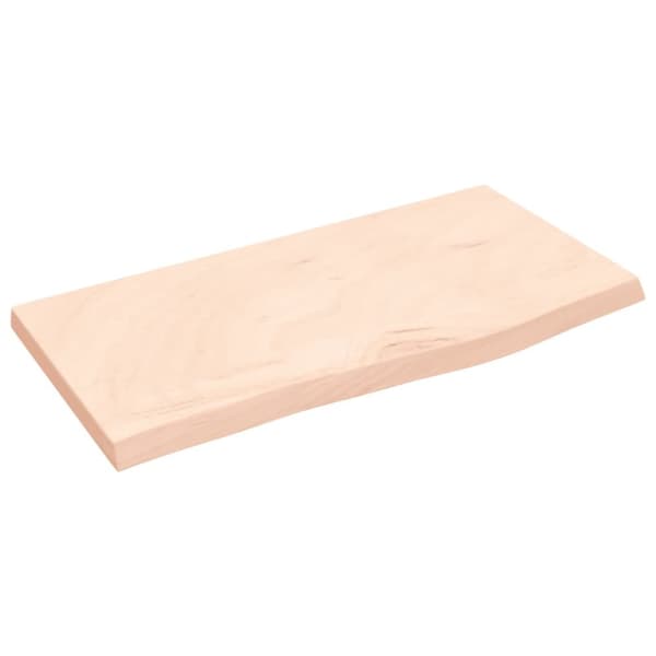 Bänkskiva för badrum 60x30x(2-4) cm obehandlat massivt trä