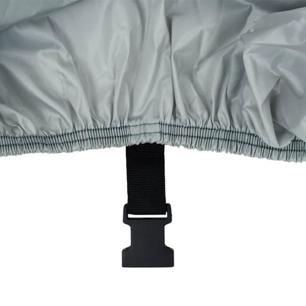vidaXL Båtöverdrag grå 519-580 cm längd, 294 cm bredd