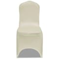 Miniatyrbilde 3 av 8: vidaXL Stoltrekk stretch kremhvit 6 stk