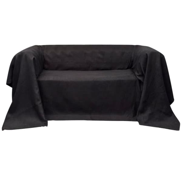 vidaXL Mikrokuitu Sohvan Suojapäällinen Antrasiitti 270 x 350 cm