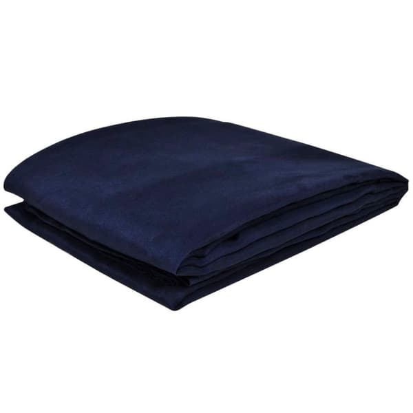 vidaXL Sofaovertræk i micro-suede, Marineblå, 140x210 cm