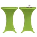 Miniatyrbilde 7 av 7: vidaXL Elastisk bordduk 2 stk 60 cm Grønn