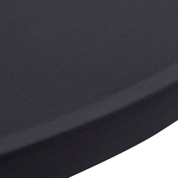 vidaXL Bordsöverdrag 2 st 60 cm stretch antracit