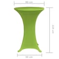 Miniatyrbilde 5 av 7: vidaXL Elastisk Bordduk 2 stk 80 cm Grønn