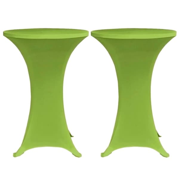 vidaXL Elastisk Bordduk 2 stk 80 cm Grønn