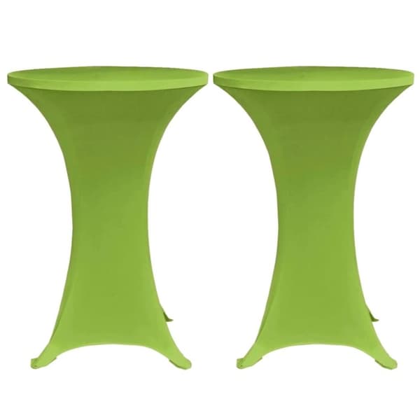 vidaXL Elastisk Bordduk 2 stk 70 cm Grønn