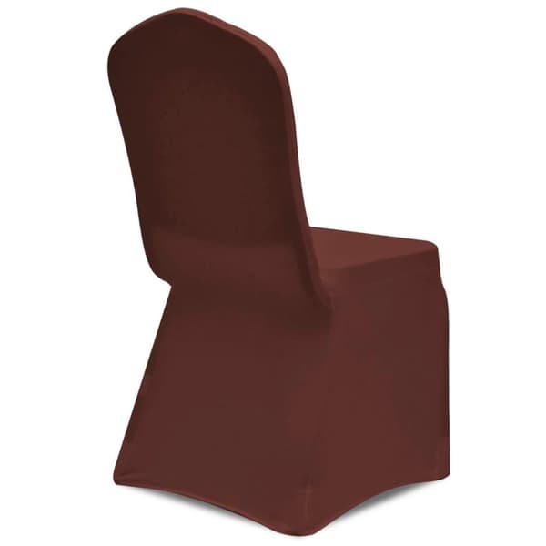 vidaXL Elastisk Stoltrekk 6 stk Brun