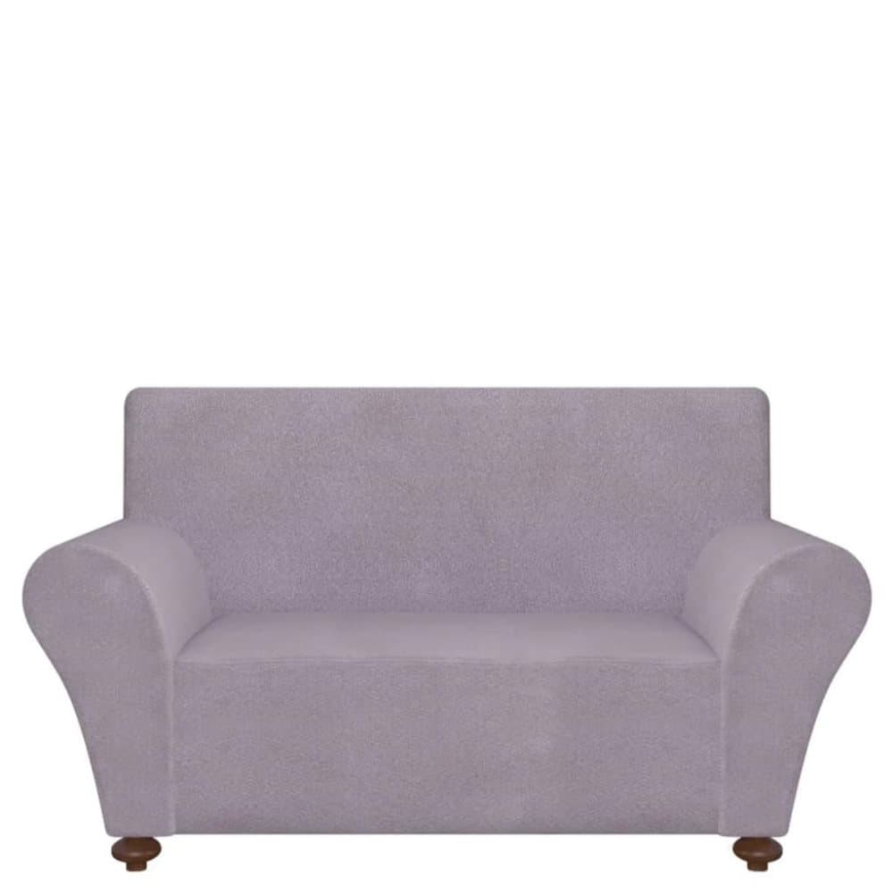 vidaXL sofaovertræk, stræk, gråt, polyesterjersey