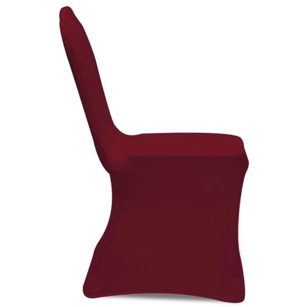 vidaXL Tuolinpäälliset Stretch Viininpunainen 6 kpl
