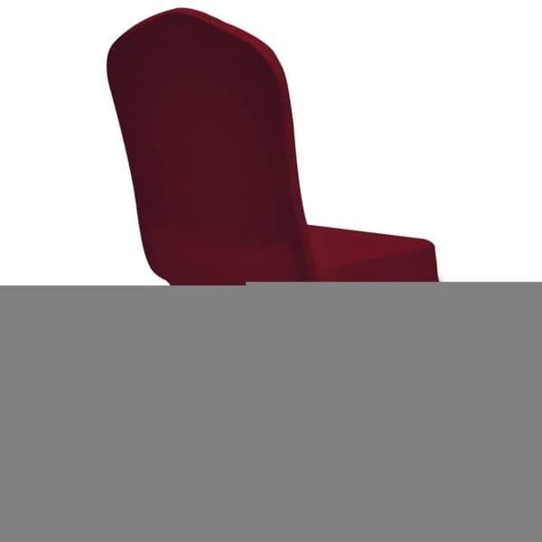 vidaXL Tuolinpäälliset Stretch Viininpunainen 6 kpl