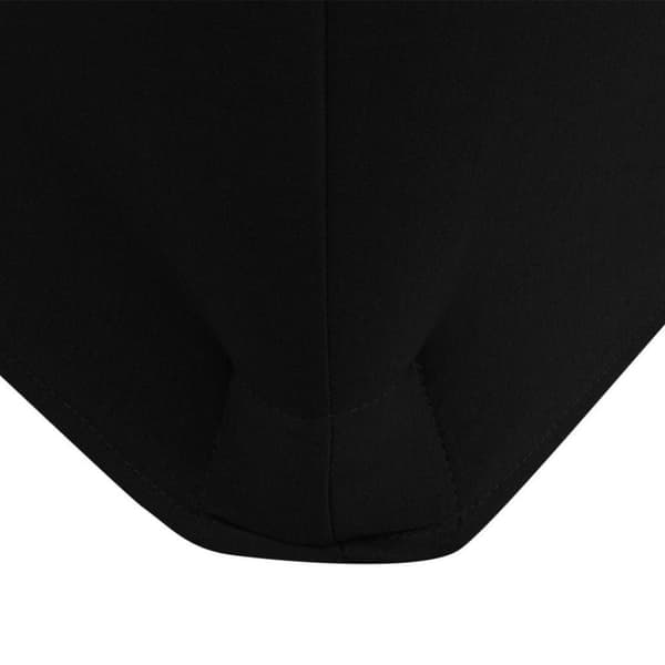 vidaXL Bordsöverdrag stretch 2 st svart 120x60,5x74 cm