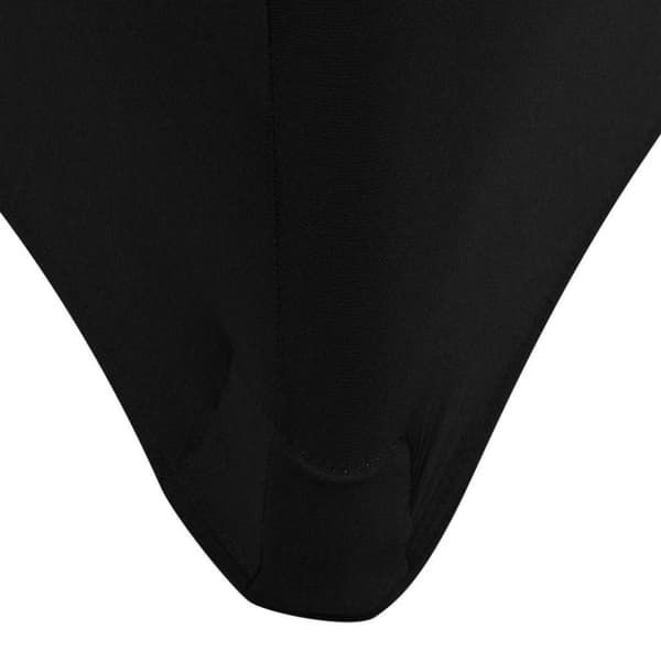 vidaXL Bordsöverdrag stretch 2 st svart 120x60,5x74 cm