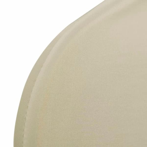 vidaXL Stolsöverdrag stretch 100 st gräddvit