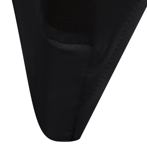 vidaXL Stoltrekk elastisk svart 12 stk