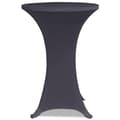 Miniatyrbilde 4 av 5: vidaXL Elastisk bordduk 4 stk 80 cm antrasitt
