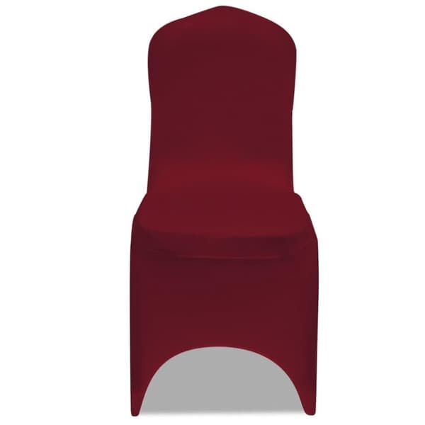 vidaXL Stoltrekk elastisk burgunder 30 stk