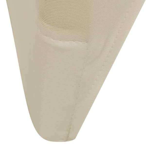 vidaXL Stoltrekk elastisk kremhvit 24 stk