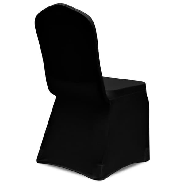 vidaXL Stoltrekk elastisk svart 24 stk