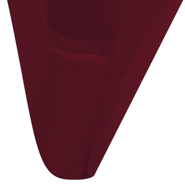 vidaXL Stoltrekk elastisk burgunder 24 stk