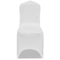 Miniatyrbilde 3 av 7: vidaXL Stoltrekk elastisk hvit 18 stk