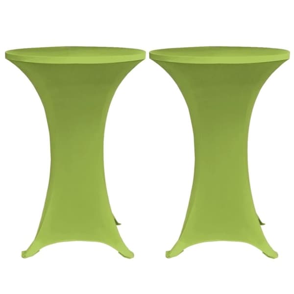 vidaXL Elastisk bordduk 4 stk 70 cm grønn