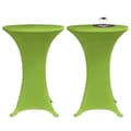 Miniatyrbilde 2 av 5: vidaXL Elastisk bordduk 4 stk 70 cm grønn