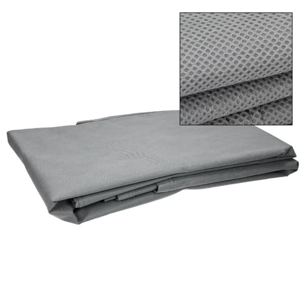 ECD Germany hardtop stativ med 4 låsbare hjul inkl. XXL betræk - hvid - lavet af pulverlakeret stål - hardtop stativ hardtop holder
