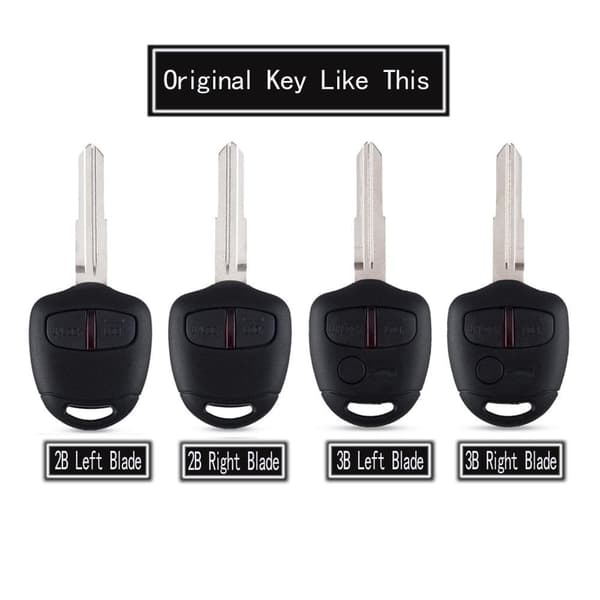 2/3 knapper Remote Key Shell til Mitsubishi
