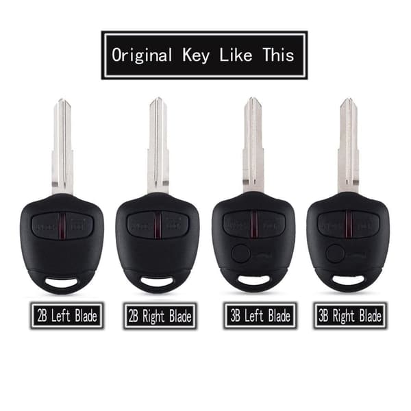2/3 knapper Remote Key Shell til Mitsubishi