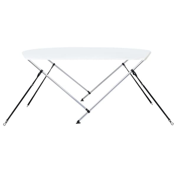 vidaXL Biminitopp 2-buet hvit 180x150x110 cm