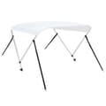 Miniatyrbilde 5 av 11: vidaXL Biminitopp 2-buet hvit 180x150x110 cm