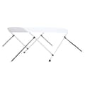 Miniatyrbilde 1 av 11: vidaXL Biminitopp 2-buet hvit 180x150x110 cm