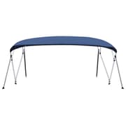 vidaXL biminitop 243x(230-244)x137 cm marineblå