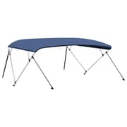 vidaXL biminitop 243x(230-244)x137 cm marineblå
