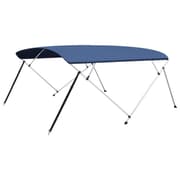 vidaXL biminitop 243x(230-244)x137 cm marineblå