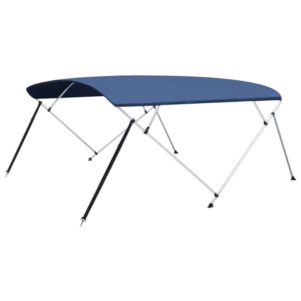 vidaXL biminitop 243x(230-244)x137 cm marineblå