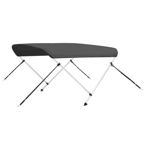 vidaXL 2-kaarinen bimini-kate antrasiitti 180x150x110 cm