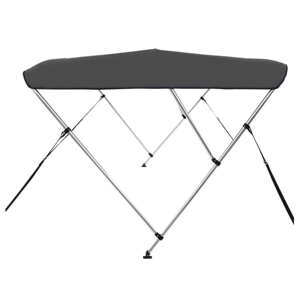 vidaXL biminitop med 3 buer 183x196x137 cm antracitgrå