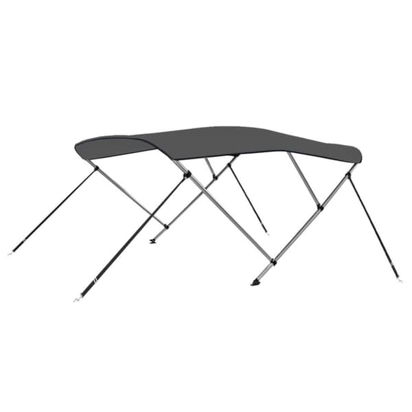vidaXL biminitop med 3 buer 183x196x137 cm antracitgrå