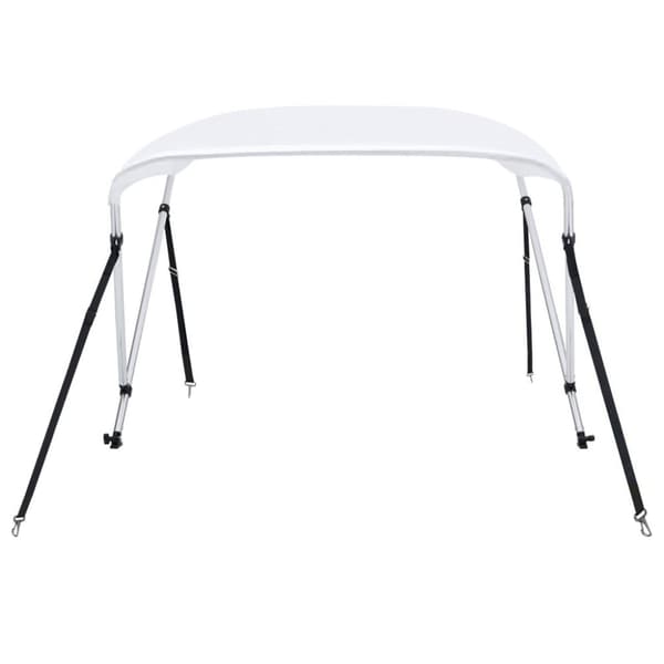 vidaXL 2-kaarinen bimini-kate valkoinen 150x120x110 cm