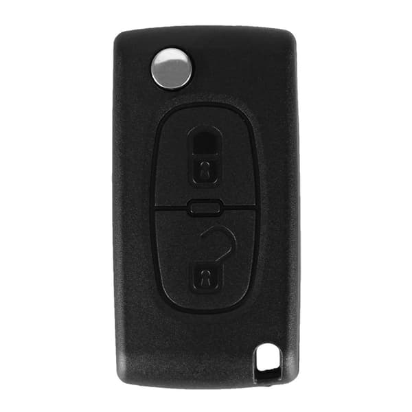 2 knapper fjernkontroll CE0536 433MHz ID46 chip VA2 for Peugeot