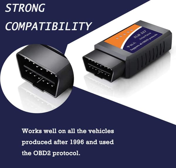 OBD2 WIFI ELM327 Felkodsläsare För Bilar