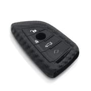 Carbon Fiber Silicone 4 nappia auton avainkotelo BMW uusi