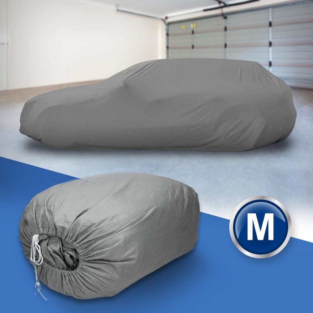 Full Garage Car Cover Skyddande skyddande skydd 3 lager andningsbar Storlek M