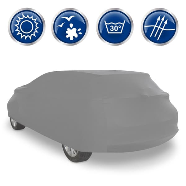 Full Garage Car Cover Skyddande skyddande skydd 3 lager andningsbar Storlek L
