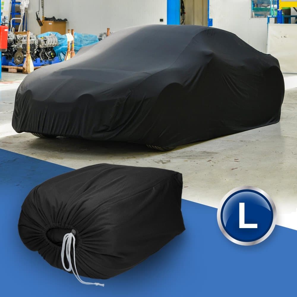 Full Garage inomhus bilöverdrag andningsbart 482 x78x119cm svart