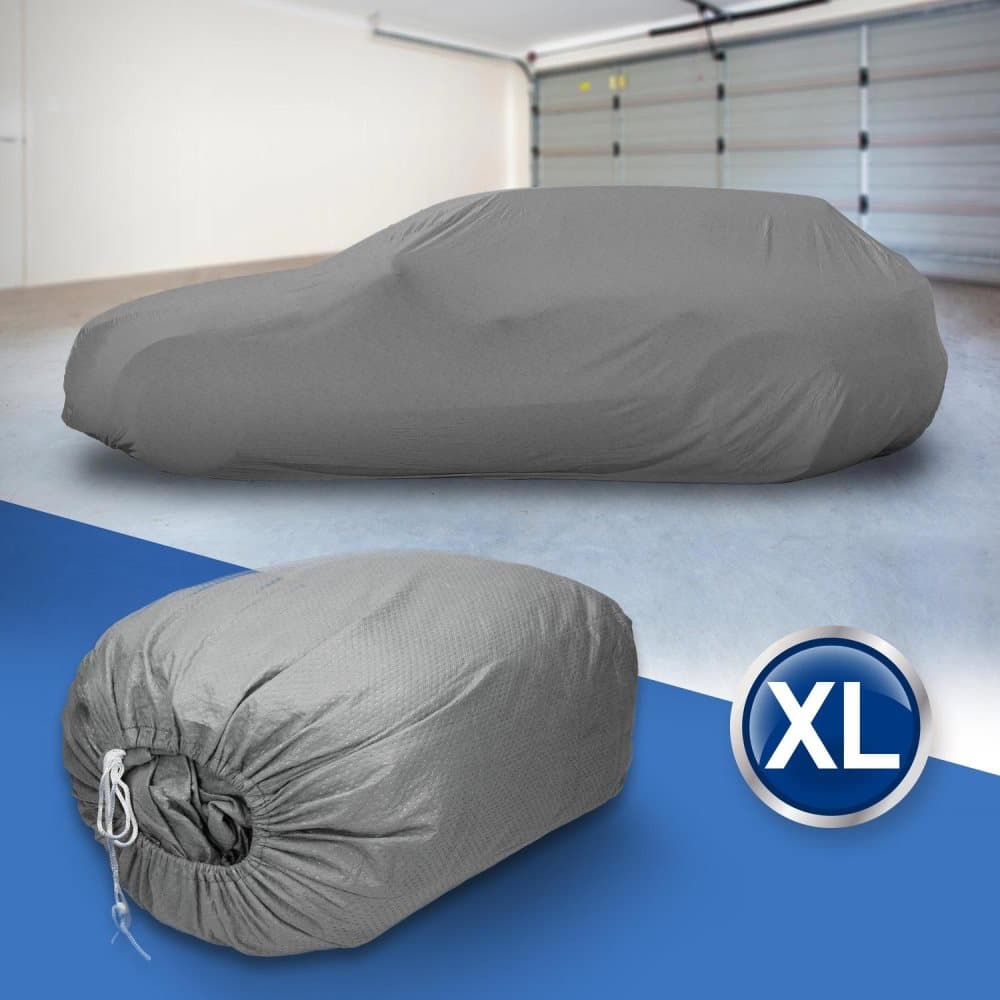 Full Garage Car Cover Skyddande skyddande skydd 3 lager andningsbar Storlek XL