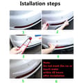 Miniatyrbild 8 av 11: Skyddande PVC Bumper Skydd (2-Pack) Bil Skydd