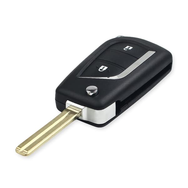 Fjernkontrollveske med 2 knapper til Toyota TOY40